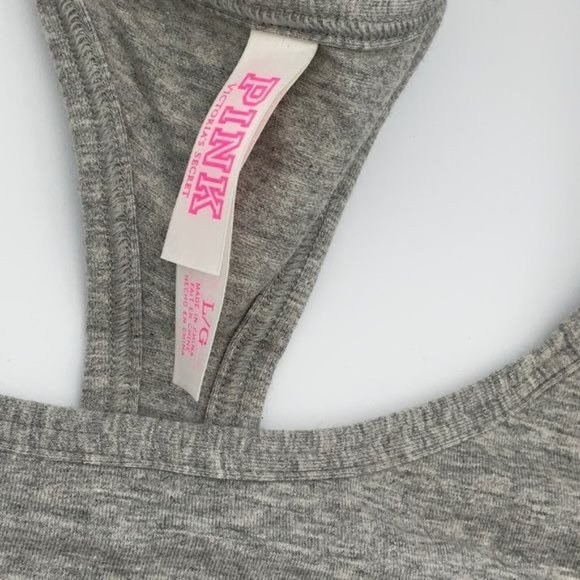 Victoria’s Secret PINK Crop Racerback sports bra Large L NWT - Picture 2 of 4
